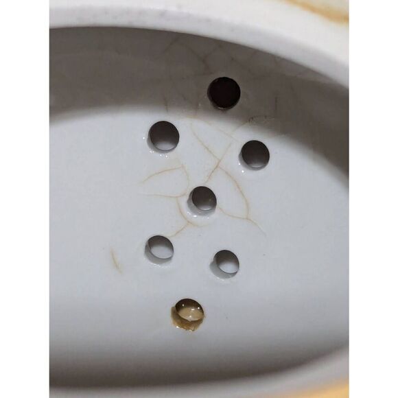 Hall Vintage 6 Cup Teal/Green Tea Pots Gold Accent - Picture 6 of 10